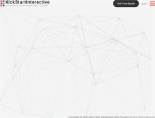 Tablet Screenshot of kickstartinteractive.net